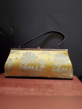 Original Glenda Gies Handbag Purse w/ Square Latch